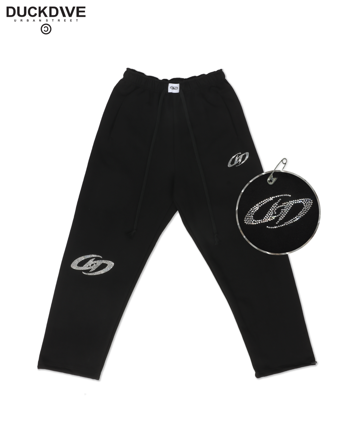 DUCKDIVE LOGO CRYSTAL 2WAY JOGGER TYPE1