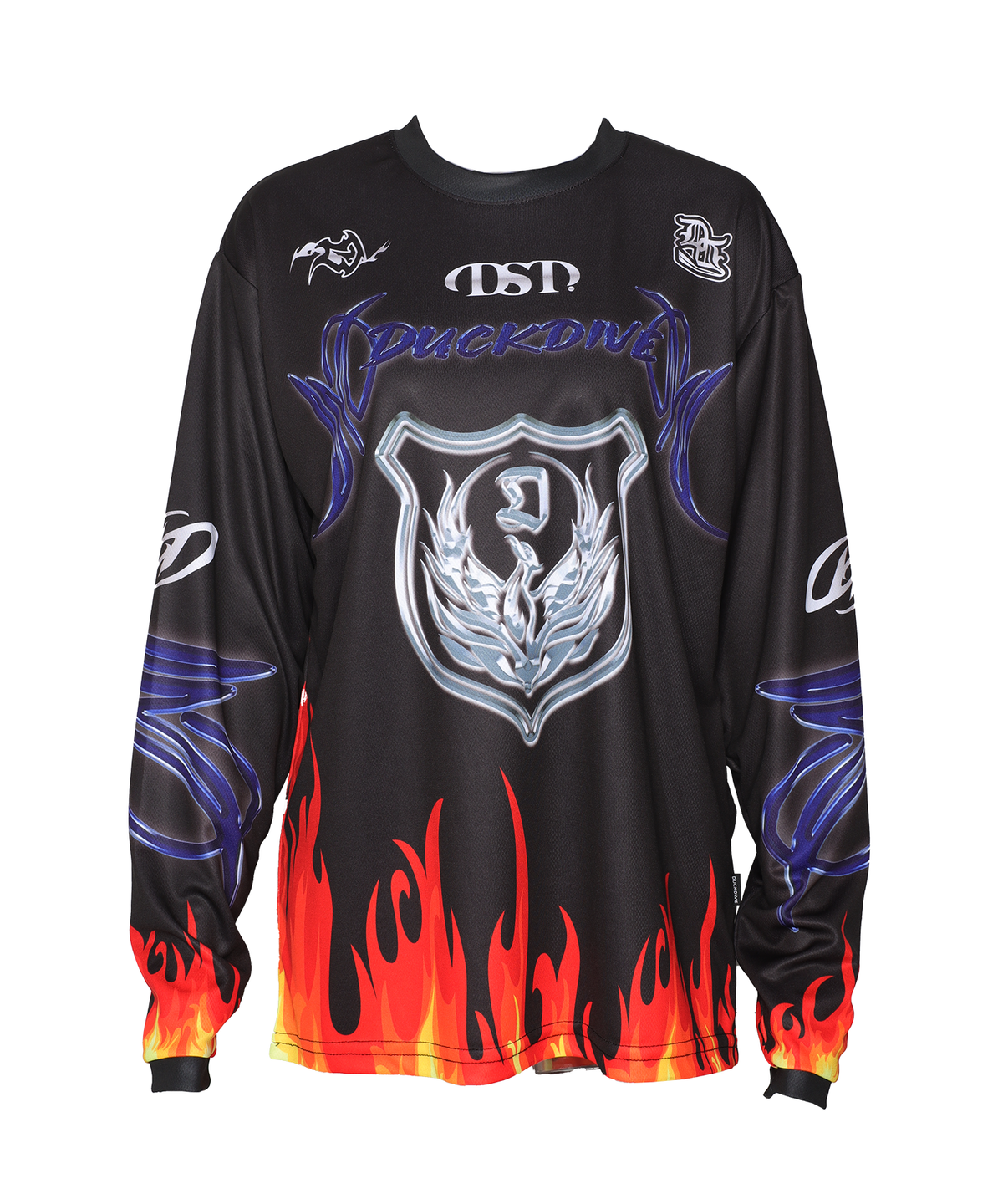 DUCKDIVE COLOR BURN MESH LONG SLEEVE