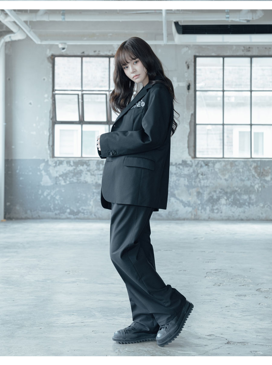 DUCKDIVE LOGO SCOTCH SINGLE BLAZER