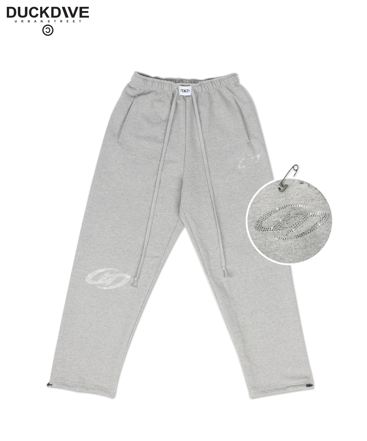 DUCKDIVE LOGO CRYSTAL 2WAY JOGGER TYPE1