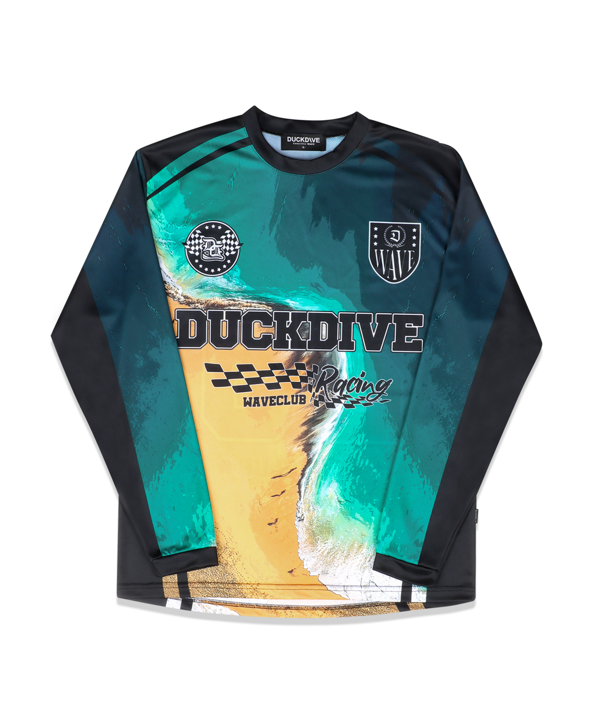 DUCKDIVE ACTIVE MESH JERSEY  L/S TEE