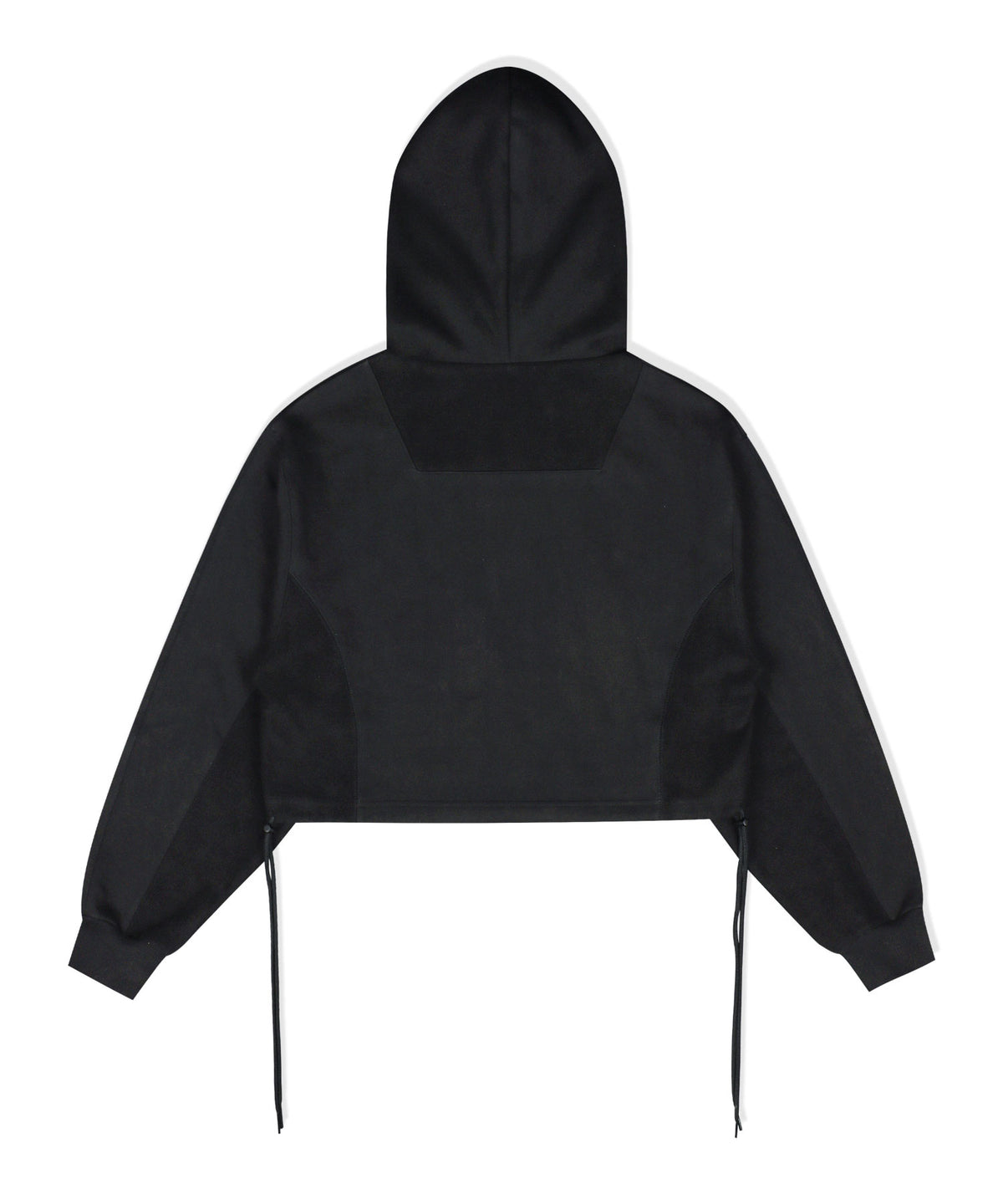 DUCKDIVE REVERSE BLOCK CAP CROP HOODIE