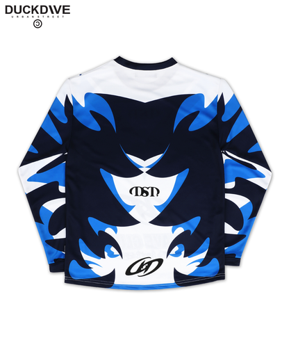 DUCKDIVE OCEAN WAVE MESH LONG SLEEVE
