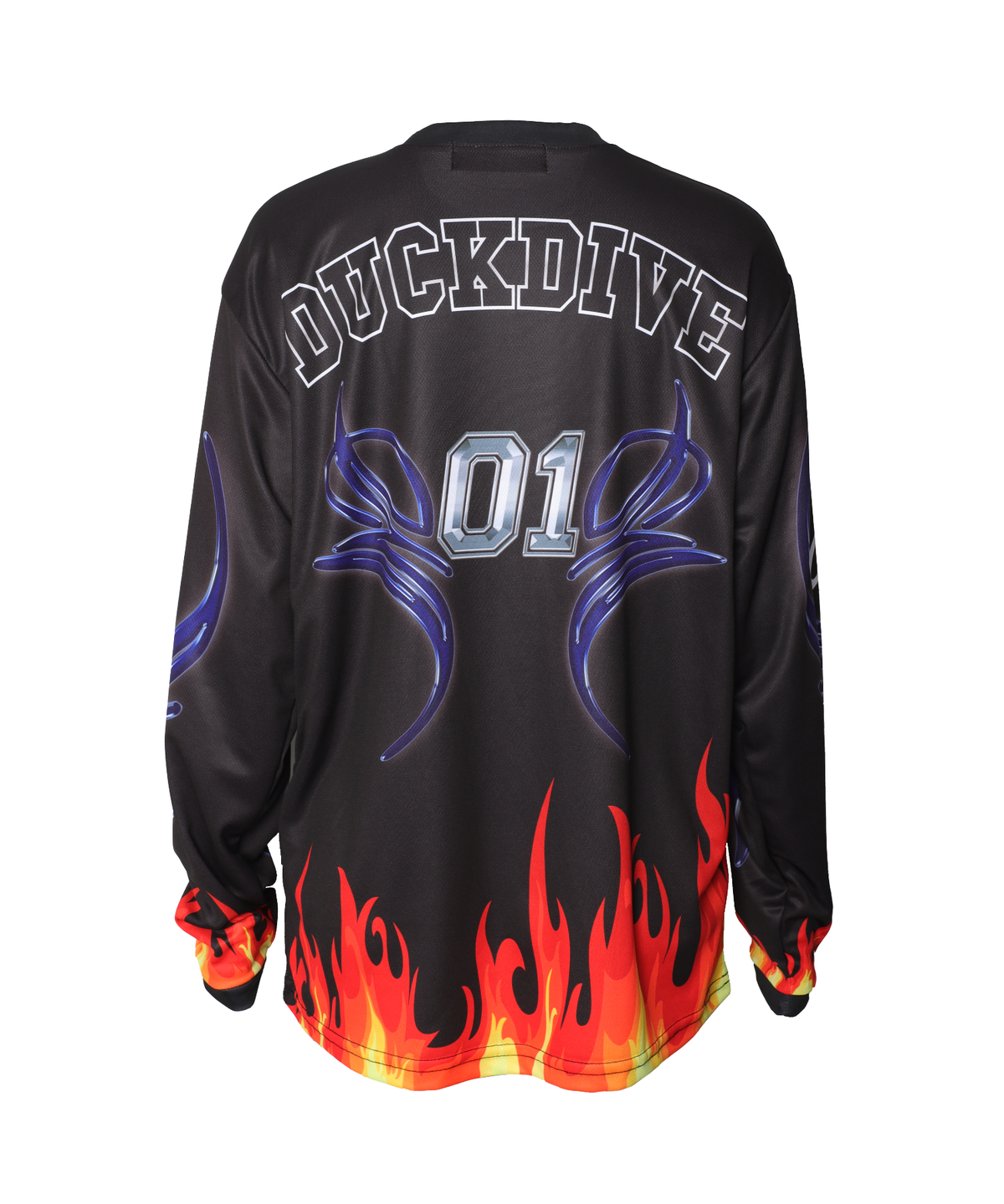 DUCKDIVE COLOR BURN MESH LONG SLEEVE
