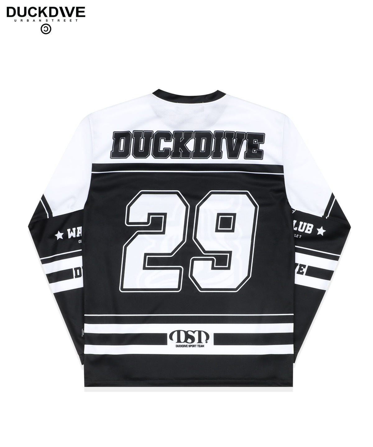 DUCKDIVE OLD SHCOOL SYMBOL MESH LONG SLEEVE