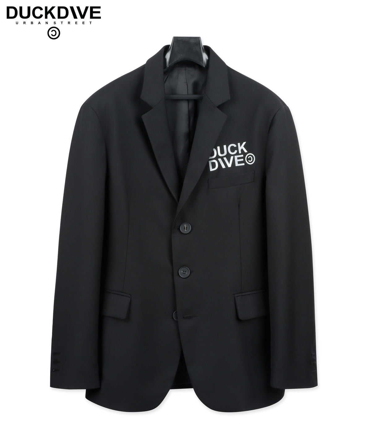 DUCKDIVE LOGO SCOTCH SINGLE BLAZER