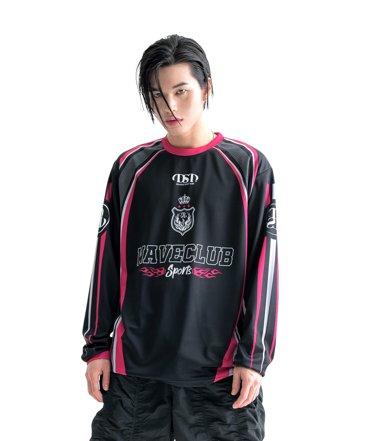 DUCKDIVE WAVECLUB SPORTY MESH LONG SLEEVE