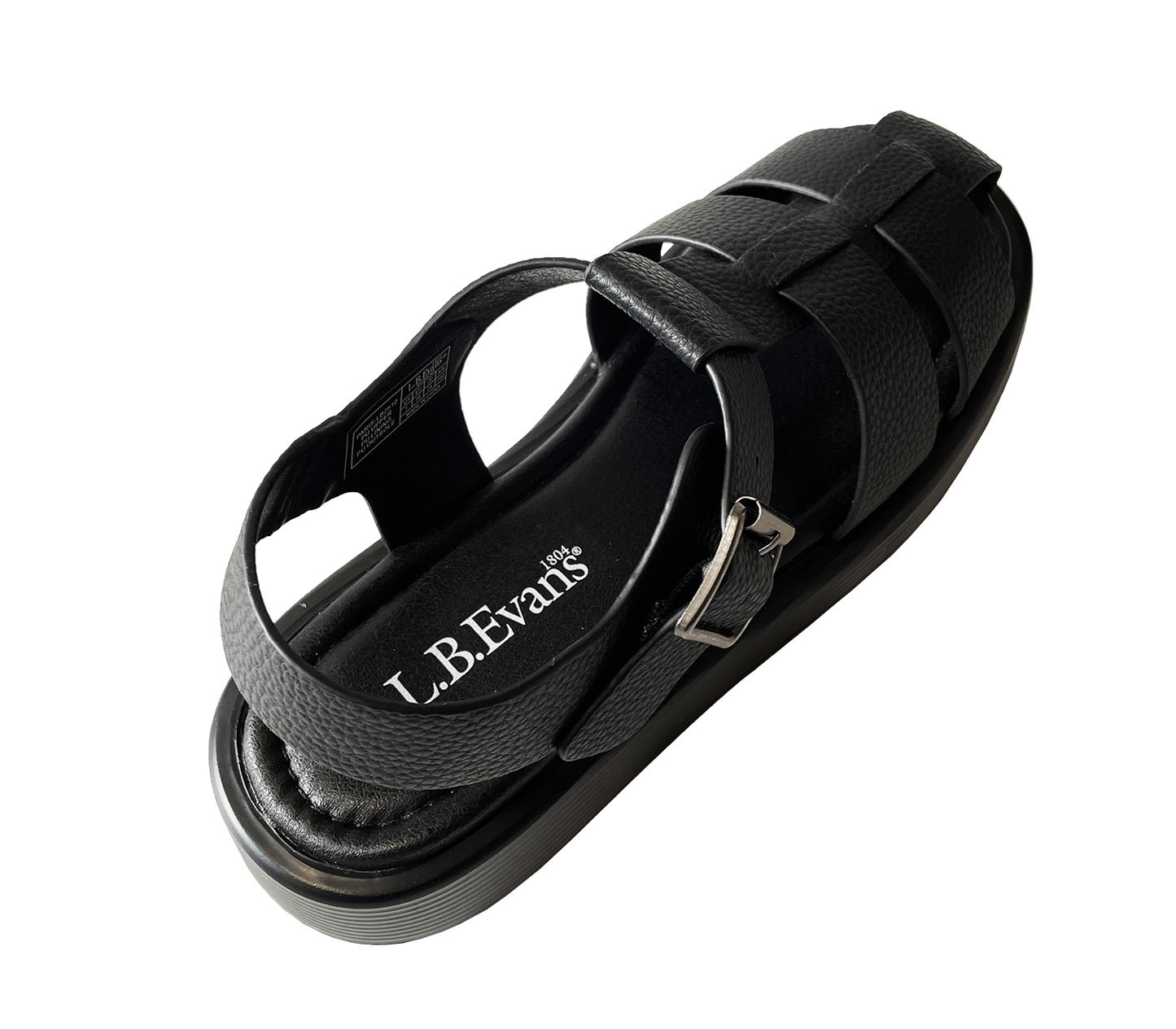 L.B.Evans グレインレザー風フィッシャーマンサンダルPARIS(パリス) Style：LB2510