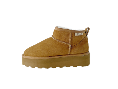 LB Evans レディースショートムートンブーツ《SUEDE×防滑アウトソール》日本限定モデル／撥水加工＆取り外し可能インソール付き CARINA(カリナ) Style：LB1354