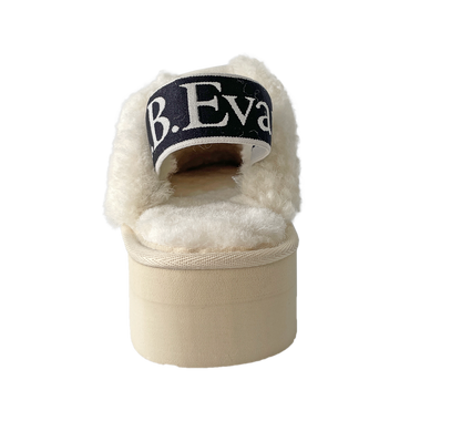 L.B.Evans レディースシープファースリッポン《バックストラップ×シアリング素材》日本限定モデル BOBO(ボボ) Style：LB2656