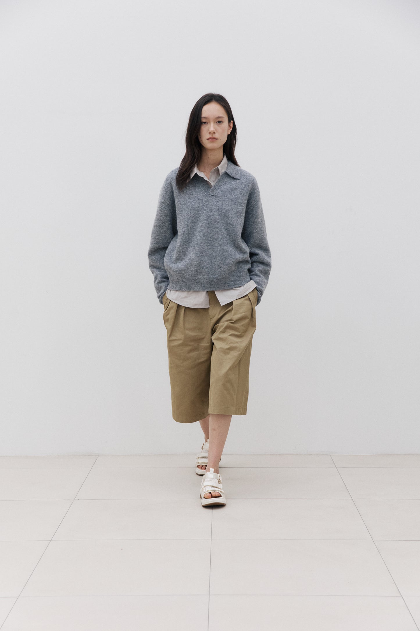 L.B.Evans 厚底 軽量 ベルクロメッシュスポーツサンダル PIPER(パイパー) Style：LB2555