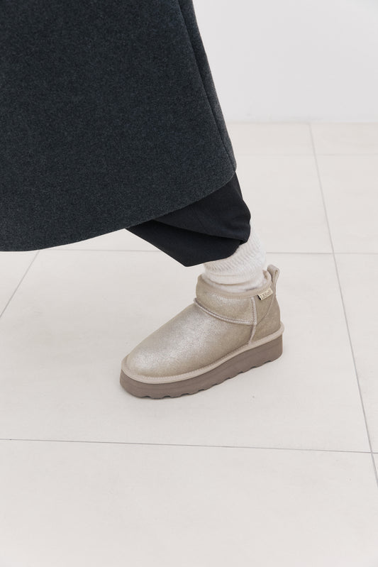 LB Evans レディースショートムートンブーツ《SUEDE×防滑アウトソール》日本限定モデル／撥水加工＆取り外し可能インソール付き CARINA(カリナ) Style：LB1354