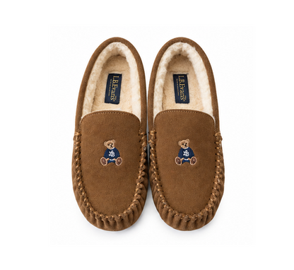 L.B. Evans SWEET MOC｜ベア刺繍ボアモカシン Style：LB3434