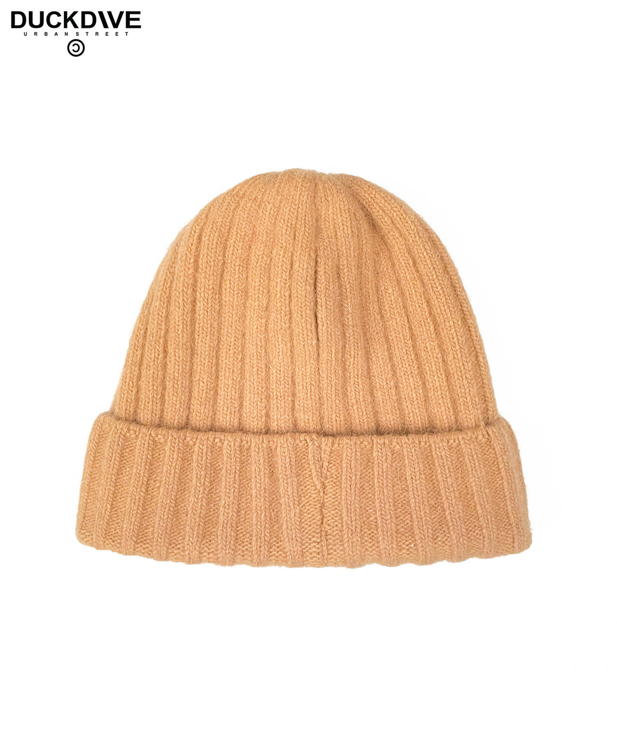 DUCKDIVE D LOGO ANGORA BEANIE