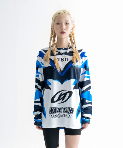 DUCKDIVE OCEAN WAVE MESH LONG SLEEVE