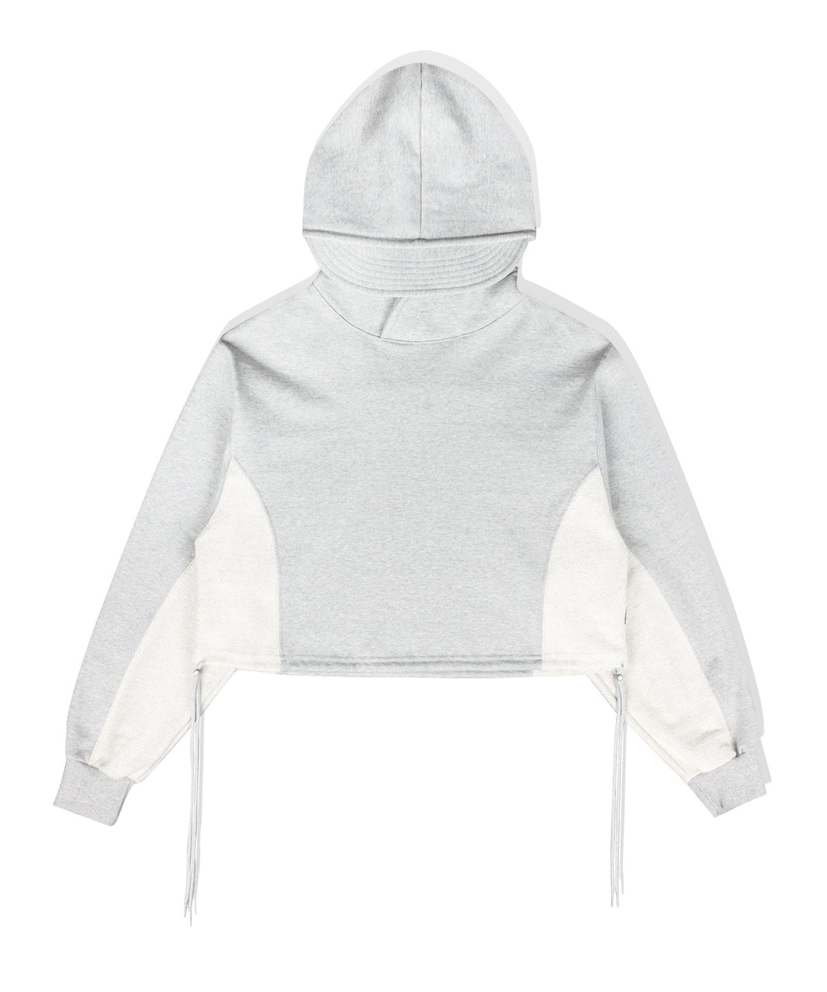 DUCKDIVE REVERSE BLOCK CAP CROP HOODIE