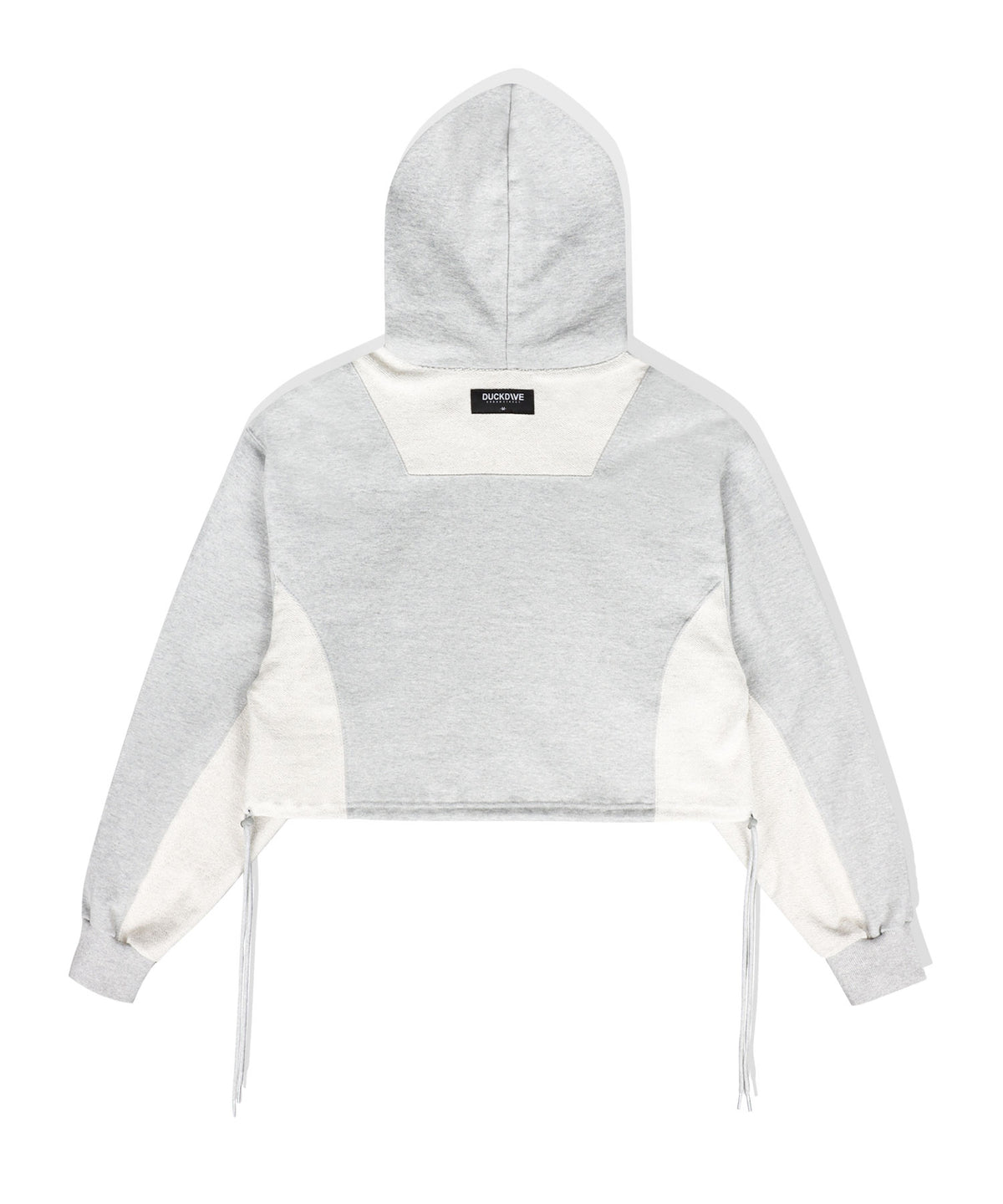 DUCKDIVE REVERSE BLOCK CAP CROP HOODIE