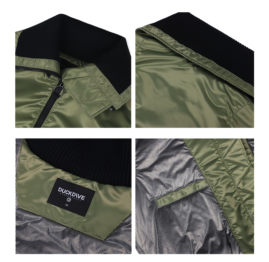 DUCKDIVE HIGH COLLAR NECK MA-1