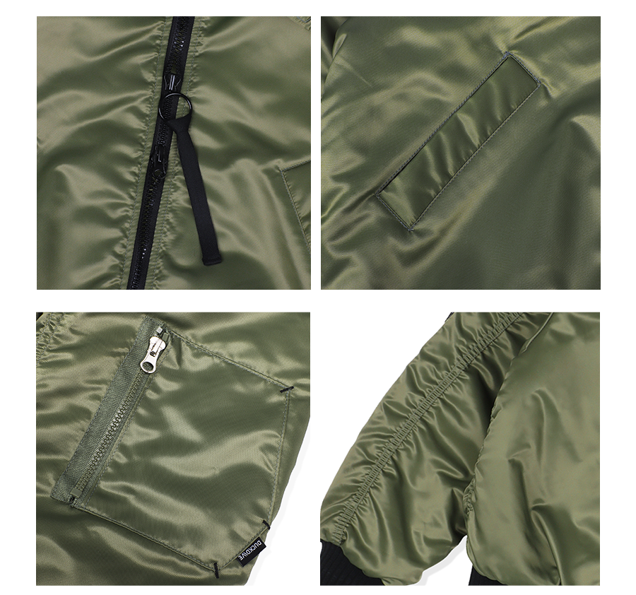 DUCKDIVE HIGH COLLAR NECK MA-1