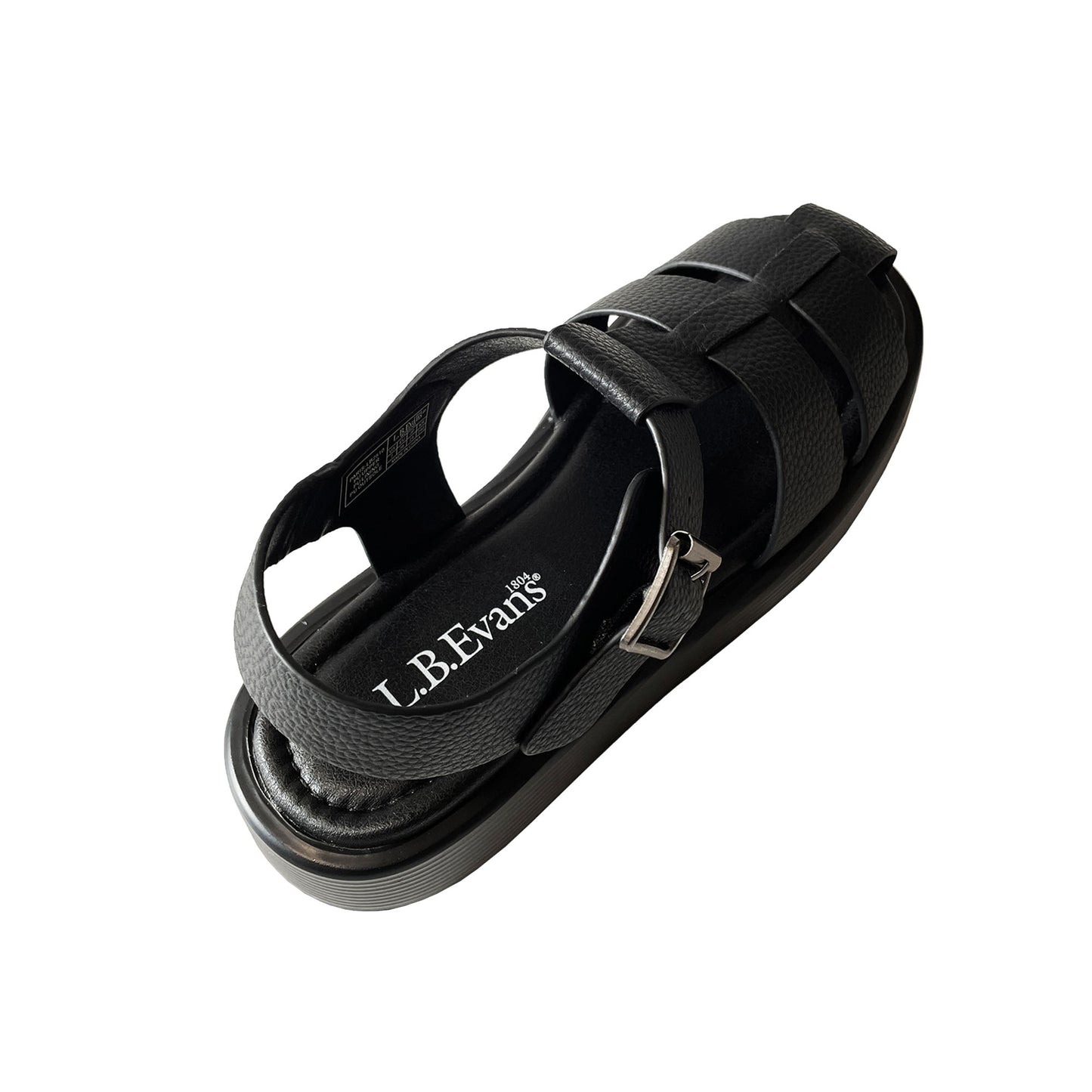 L.B.Evans グレインレザー風フィッシャーマンサンダルPARIS(パリス) Style：LB2510