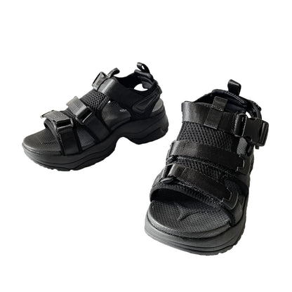 L.B.Evans 厚底 軽量 ベルクロメッシュスポーツサンダル PIPER(パイパー) Style：LB2555